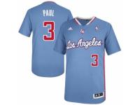 Men Adidas Los Angeles Clippers #3 Chris Paul Swingman Royal Blue Pride NBA Jersey