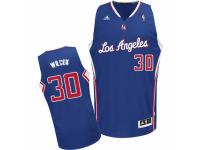 Men Adidas Los Angeles Clippers #30 C.J. Wilcox Swingman Royal Blue Alternate NBA Jersey