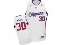 Men Adidas Los Angeles Clippers #30 C.J. Wilcox Swingman White Home NBA Jersey