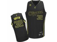 Men Adidas Los Angeles Clippers #32 Blake Griffin Swingman Black Electricity Fashion NBA Jersey