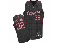 Men Adidas Los Angeles Clippers #32 Blake Griffin Swingman Black Rhythm Fashion NBA Jersey