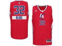 Men Adidas Los Angeles Clippers #32 Blake Griffin Swingman Red 2014-15 Christmas Day NBA Jersey