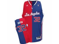 Men Adidas Los Angeles Clippers #32 Blake Griffin Swingman Red-Blue Split Fashion NBA Jersey