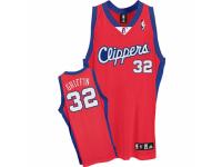 Men Adidas Los Angeles Clippers #32 Blake Griffin Swingman Red Mesh Clippers On Front NBA Jersey