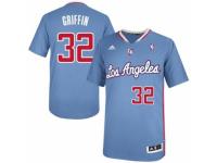 Men Adidas Los Angeles Clippers #32 Blake Griffin Swingman Royal Blue Pride NBA Jersey