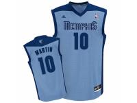 Men Adidas Memphis Grizzlies #10 Jarell Martin Swingman Light Blue Alternate NBA Jersey