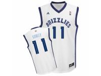 Men Adidas Memphis Grizzlies #11 Mike Conley Swingman White Home NBA Jersey