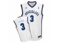 Men Adidas Memphis Grizzlies #3 Allen Iverson Swingman White Home NBA Jersey