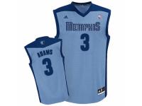 Men Adidas Memphis Grizzlies #3 Jordan Adams Swingman Light Blue Alternate NBA Jersey