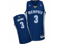 Men Adidas Memphis Grizzlies #3 Jordan Adams Swingman Navy Blue Road NBA Jersey