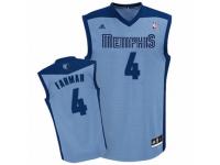 Men Adidas Memphis Grizzlies #4 Jordan Farmar Swingman Light Blue Alternate NBA Jersey