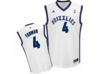 Men Adidas Memphis Grizzlies #4 Jordan Farmar Swingman White Home NBA Jersey