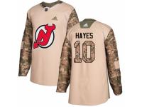 Men Adidas New Jersey Devils #10 Jimmy Hayes Camo Veterans Day Practice NHL Jersey