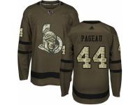 Men Adidas Ottawa Senators #44 Jean-Gabriel Pageau Green Salute to Service NHL Jersey