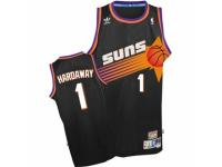 Men Adidas Phoenix Suns #1 Penny Hardaway Swingman Black Throwback NBA Jersey