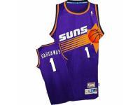 Men Adidas Phoenix Suns #1 Penny Hardaway Swingman Purple Throwback NBA Jersey