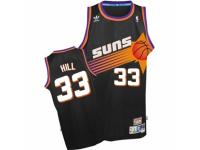 Men Adidas Phoenix Suns #33 Grant Hill Swingman Black Throwback NBA Jersey