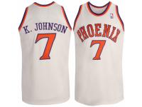 Men Adidas Phoenix Suns #7 Kevin Johnson Swingman White New Throwback NBA Jersey