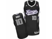 Men Adidas Sacramento Kings #10 Mike Bibby Swingman Black Alternate NBA Jersey