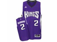 Men Adidas Sacramento Kings #2 Mitch Richmond Swingman Purple Road NBA Jersey
