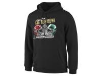 Men Alabama Crimson Tide vs. Michigan State Spartans College Football Playoffs 2015 Cotton Bowl Dueling Tackle Pullover Hoodie - Black
