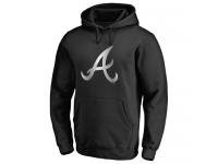 Men Atlanta Braves Platinum Collection Pullover Hoodie Black