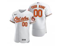 Men Baltimore Orioles Custom Nike White 2020 Jersey