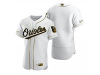 Men Baltimore Orioles Nike White Golden Edition Jersey
