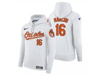 Men Baltimore Orioles Trey Mancini Nike White Home Hoodie