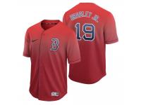 Men Boston Red Sox Jackie Bradley Jr. Red Fade Nike Jersey