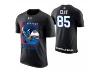 Men Buffalo Bills Charles Clay #85 Black Cartoon And Comic Artistic Painting T-Shirt