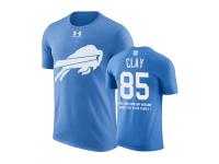 Men Buffalo Bills Charles Clay #85 Powder Blue Father Day Gift With Message T-Shirt