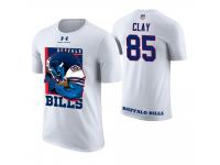 Men Buffalo Bills Charles Clay #85 White Cartoon And Comic Artistic Painting T-Shirt