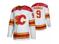 Men Calgary Flames Lanny McDonald 2019 Heritage Classic Retired White Jersey