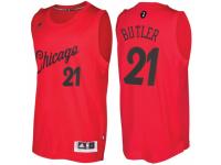 Men Chicago Bulls #21 Jimmy Butler Red 2016 Christmas Day NBA Swingman Jersey