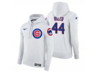 Men Chicago Cubs Anthony Rizzo Nike White Home Hoodie