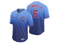 Men Chicago Cubs Carl Edwards Jr Royal Fade Nike Jersey