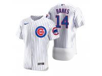 Men Chicago Cubs Ernie Banks Nike White 2020 Jersey