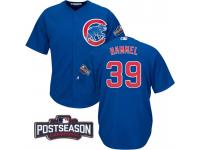 Men Chicago Cubs Jason Hammel #39 NL Central Division Champions Royal 2016 Postseason Patch Cool Base Jersey