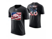 Men Denver Broncos Darian Stewart #26 Stars and Stripes 2018 Independence Day American Flag T-Shirt