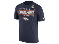 Men Denver Broncos Nike Super Bowl 50 Champions Celebration Legend Performance T-Shirt - Navy