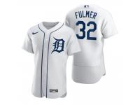 Men Detroit Tigers Michael Fulmer Nike White 2020 Jersey