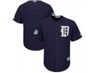 Men Detroit Tigers Navy 2017 Spring Training Cool Base Authentic Team Jersey