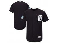 Men Detroit Tigers Navy 2017 Spring Training Flex Base Authentic Team Jersey