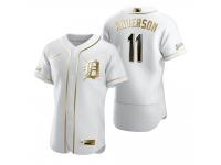 Men Detroit Tigers Sparky Anderson Nike White Golden Edition Jersey