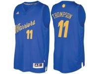 Men Golden State Warriors #11 Klay Thompson Royal 2016 Christmas Day NBA Swingman Jersey