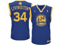 Men Golden State Warriors Shaun Livingston adidas Royal Blue Replica Road Jersey