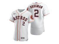 Men Houston Astros Alex Bregman Nike White 2020 Jersey