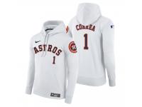 Men Houston Astros Carlos Correa Nike White Home Hoodie