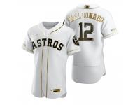 Men Houston Astros Martin Maldonado Nike White Golden Edition Jersey